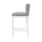Alaterre Furniture Miranda Swivel Bar Height Bar Stool, White, 2PK ANMR02FDCR2 - alternate 6